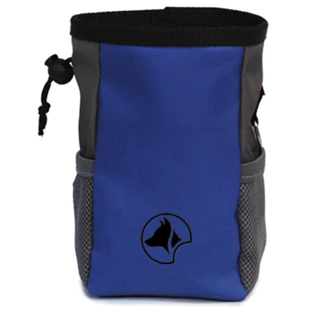Сумка Croci Hiking під ласощі, для собак, з карабіном, синій, 800 мл, 10×18 см