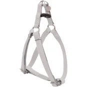 Шлея Croci Mylord для собак, с тиснением, экокожа, белый, 36/60×1.5 см