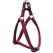 Шлея Croci Mylord для собак, с тиснением, экокожа, бордовый, 60-100×2.5 см