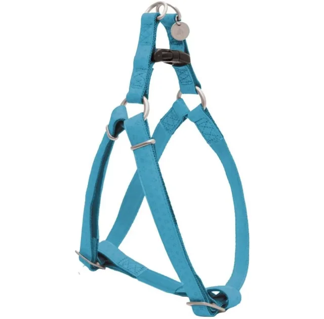 Шлея Croci Mylord для собак, с тиснением, экокожа, голубой, 50/75×2 см