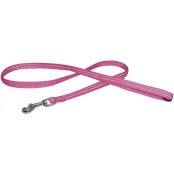 Повідець Croci Soft Reflective для собак, світловідбиваючий, нейлон, рожевий, 120×2 см
