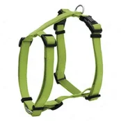 Шлея Croci Glossy H для собак, экокожа/нейлон, салатовая, 1/30×40 см