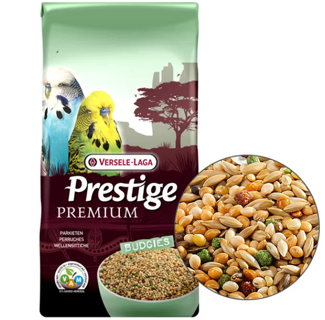 Корм Versele-Laga Prestige Premium Вudgies для хвилястих папуг, 20 кг