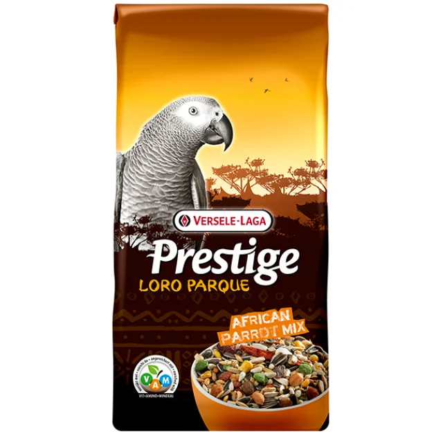 Корм Versele-Laga Prestige Premium Loro Parque African Parrot Mix для попугаев жако, сенегальских, 15 кг