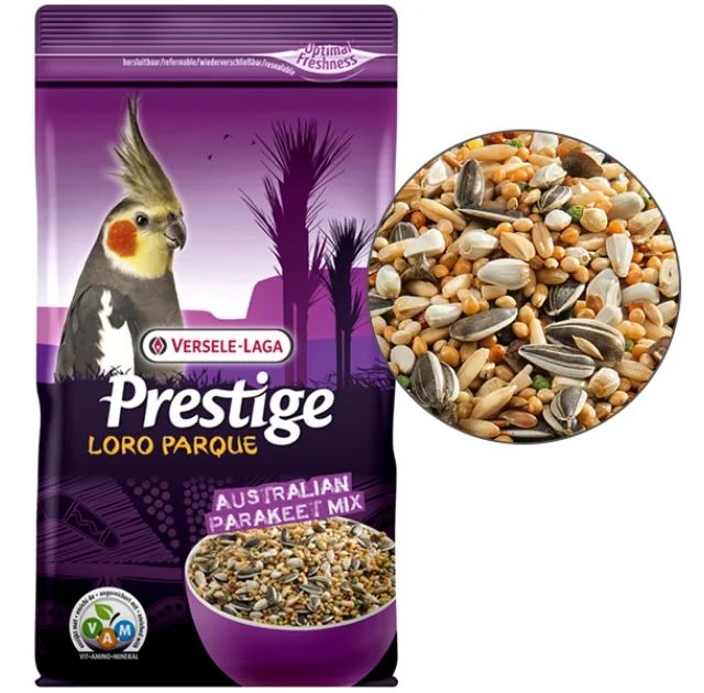 Корм Versele-Laga Prestige Premium Loro Parque Australian Parakeet Mix для папуг, 1 кг