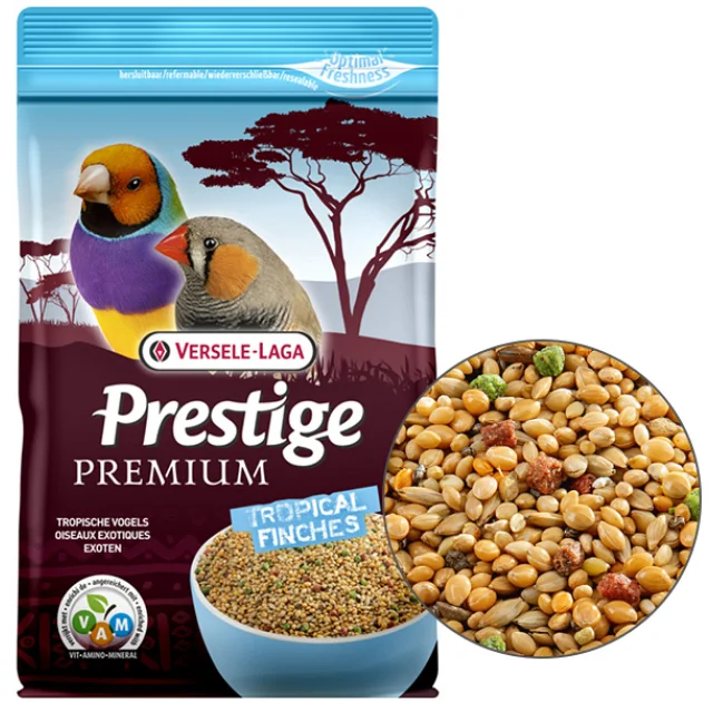 Корм Versele-Laga Prestige Premium Tropical Finches для тропических птиц, 800 г