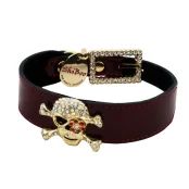 Нашийник Shiboo Candy Pink Pirate-25 для собак, рубін-білий, 2.5 × 35 см