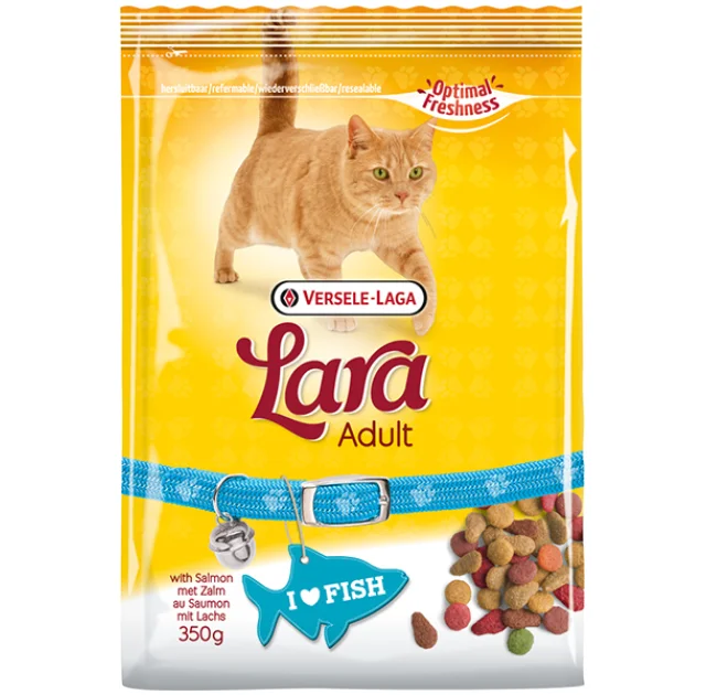Сухий корм Lara Adult with Salmon для кішок, з лососем, 350 г