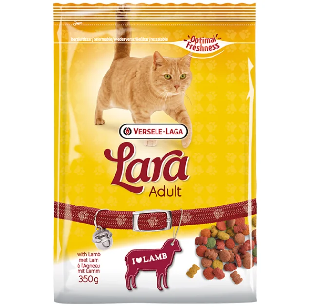Сухий корм Lara Adult with Lamb для кішок, з ягням, 350 г