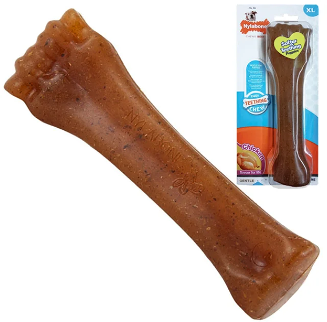 Іграшка кістка жувальна Nylabone Puppy Chew Bone XL, для цуценят