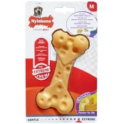 Игрушка жевательная Nylabone Extreme Chew Cheese Bone M, вкус сыра, для собак до 16 кг