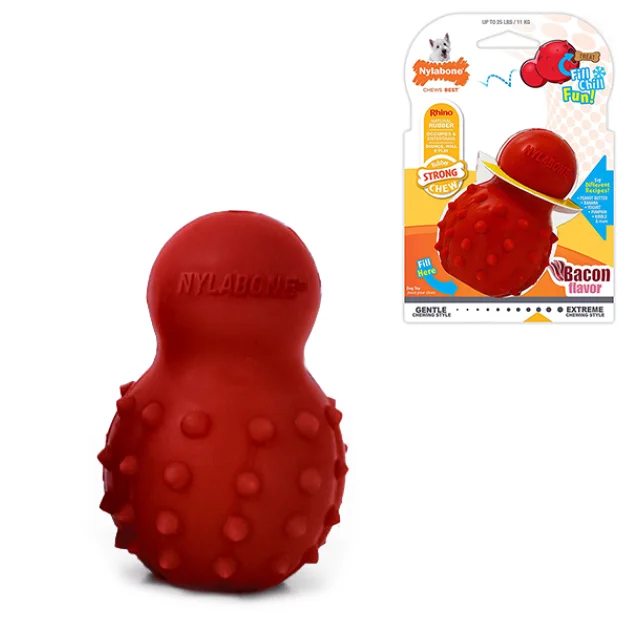 Іграшка Nylabone Strong Chew Cone S, смак бекону, для собак до 11 кг