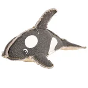 Игрушка мягкая Flamingo Canvas Dolphin, для собак, 12×14×25 см