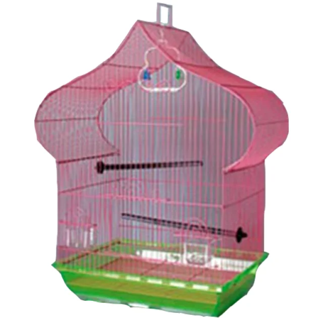Клітка HomeZoo 408 для птахів, емаль, кольора в асортименті, 37.5×28.5×58 см