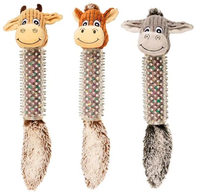 Іграшка м'яка Flamingo Cow / Horse / Donkey Spine, для собак