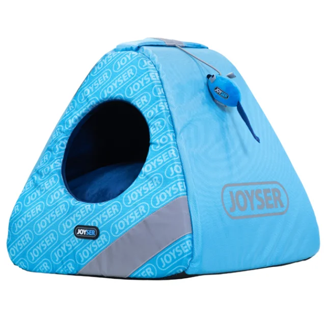 Будиночок Joyser Chill Cat Home для котів, синьо-блакитний, 40×40×41 см