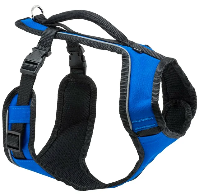 Шлея Croci Easy Sport для собак, нейлон, синий, 46-56 см