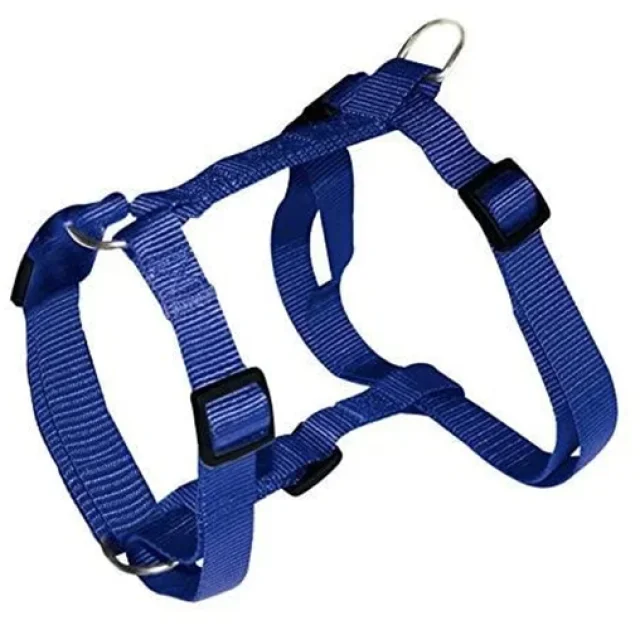 Шлея Croci Pettorina для собак, нейлон, синий, 55-95×1.9 см