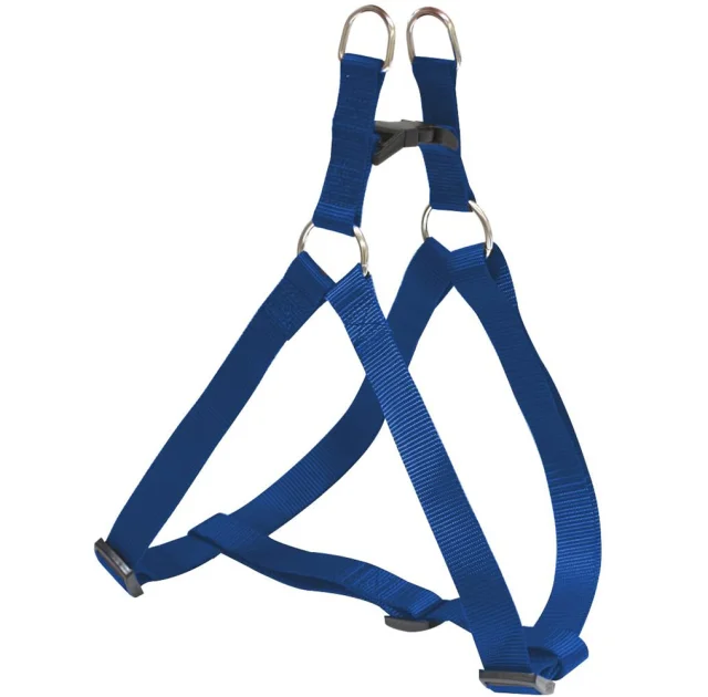 Шлея Croci Speedy для собак, нейлон, синий, 74-114×2.5 см
