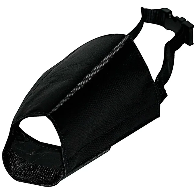 Намордник Croci №5 для ротвейлера, буль мастифа, нейлон, чорний, 28×40×13 см