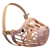 Намордник Croci для бордер колли, размер M, пластик, бежевый, 10×6×6×40 см