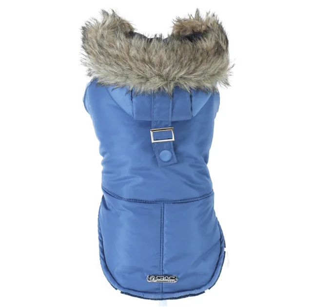 Куртка утепленная Croci Blue Parka для собак, зима, синий, XL, 35 см