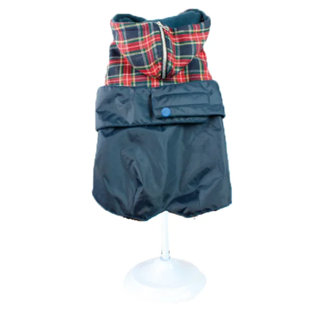 Куртка утепленная Croci Dachshund British для собак, зима, синий, XXL, 39 см