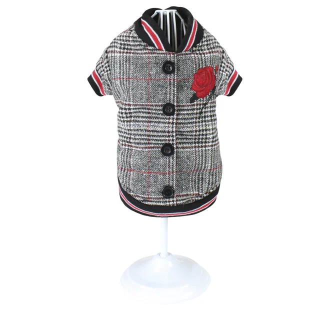 Куртка утеплена Croci Rose для собак, зима, сірий, XXXL, 45 см