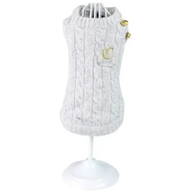 Светр Croci Heritage для собак, зима, сірий, XL, 35 см