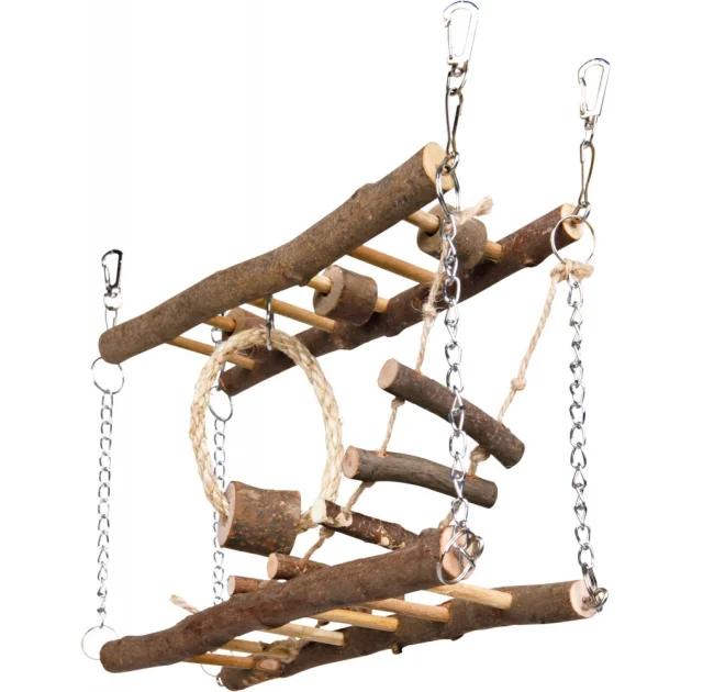 Игрушка подвесная Trixie Suspension Bridge, для грызунов, 27×17×7 см