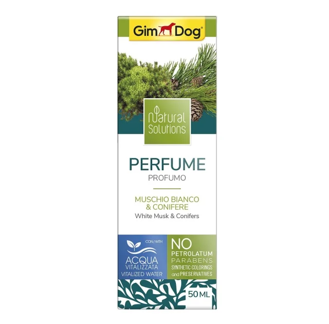 Парфуми GimDog Natural Solutions, для собак, білий мускус і хвойне дерево, 50 мл