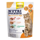 Ласощі GimCat Nutri Pockets Malt-Vitamin Mix, для котів, 150 г