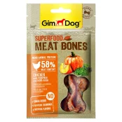Лакомство GimDog Superfood Meat Bone, курица с тыквой и нори, для собак, 70 г