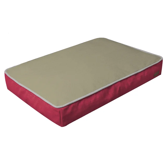 Подушка Croci Cozy Fuxia для собак и кошек, розово-серый, 75×52×10 см