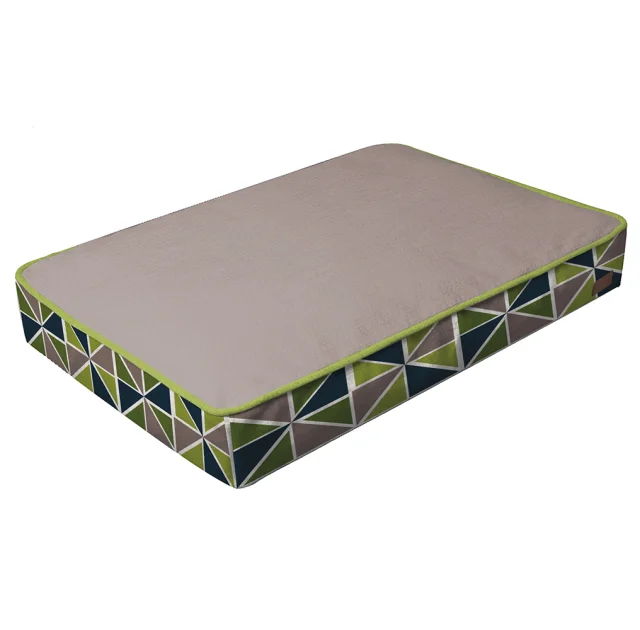 Подушка Croci Cozy Ray для собак и кошек, серо-зелёный, 75×52×10 см