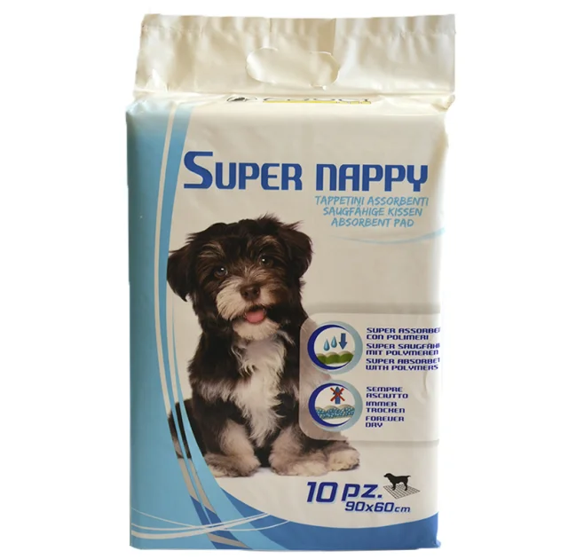 Пелюшки Croci Super Nappy для собак, 90×60 см, 10 шт