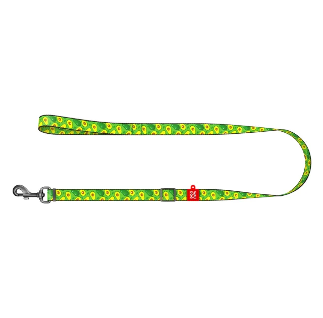 Поводок WAUDOG Nylon для собак, Авокадо, ширина 25 мм, длинна 152-183 см