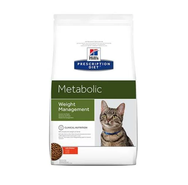 Сухий корм Hill's Prescription Diet Feline Metabolic Weight Management для котів, з куркою, 4 кг