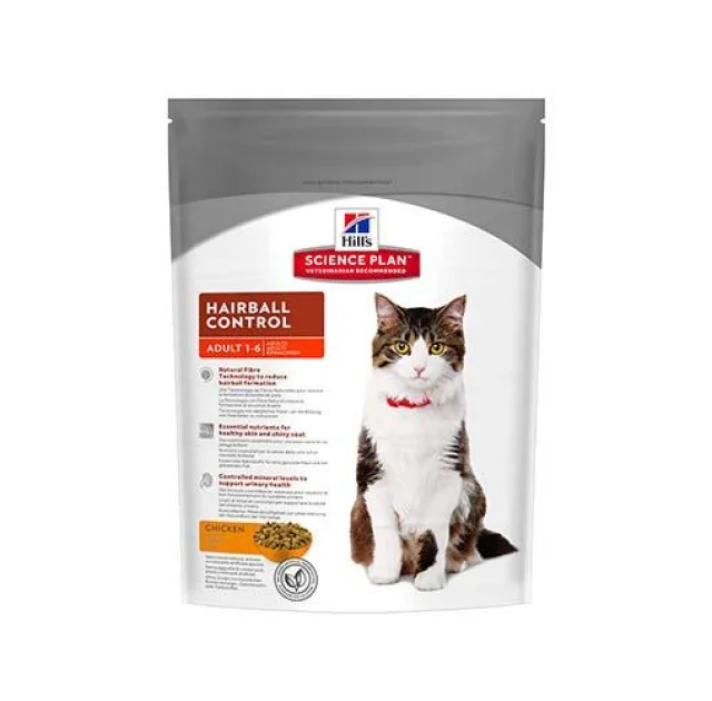 Сухий корм Hill's Science Plan Feline Adult Hairball Control для котів, з куркою, 300 г