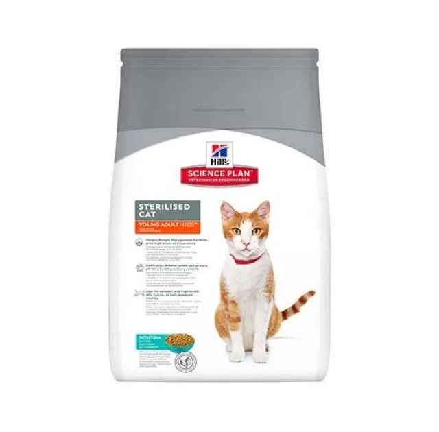Сухий корм Hill's Science Plan Feline Young Adult Sterilised Cat для стерилізованих котів, з тунцем, 1.5 кг