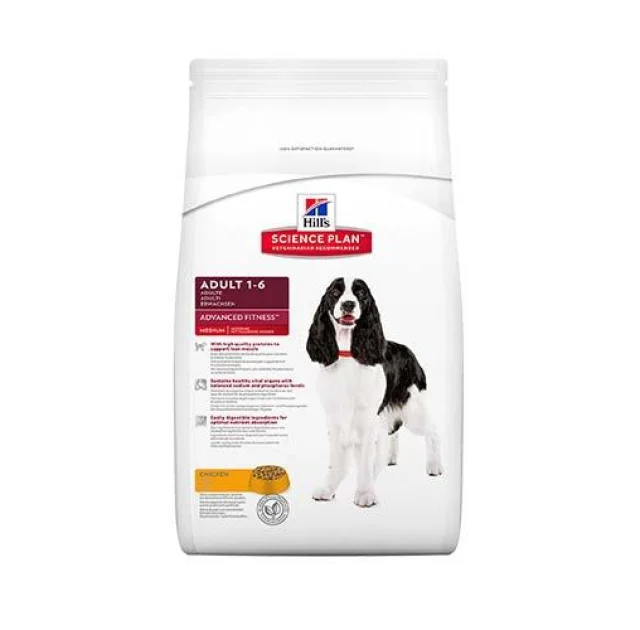 Сухий корм Hill's Science Plan Canine Adult Advanced Fitness Medium для собак середніх порід, з куркою, 2.5 кг