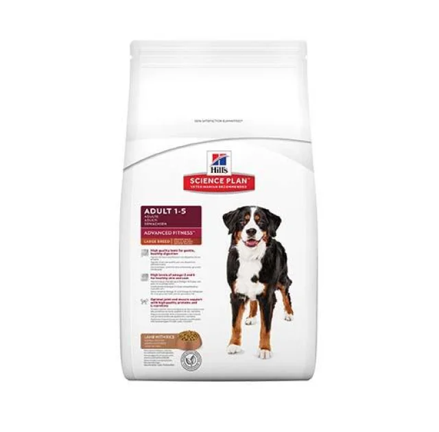 Сухий корм Hill's Science Plan Canine Adult Advanced Fitness для собак великих порід, з ягням і рисом, 3 кг