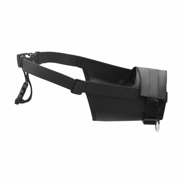 Намордник Dog Extreme №1 регулируемый, нейлоновый, обхват с полукольцом, черный