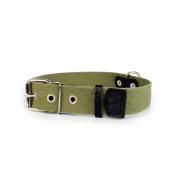 Ошейник Collar Брезент, х/б, тесьма со светоотражающей нитью, ширина 35 мм, длина 51-63 см