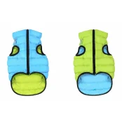 Двусторонняя куртка AiryVest L55 для собак, салатово-голубая