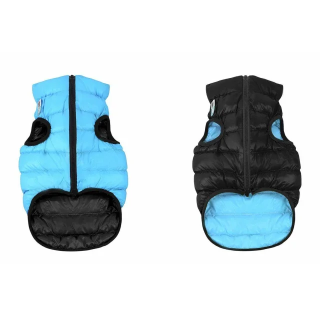 Двостороння куртка AiryVest S40 для собак, чорно-блакитна