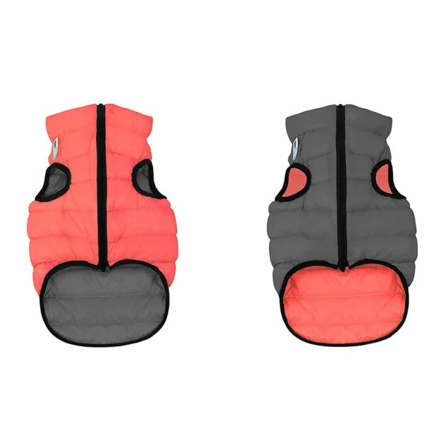 Двусторонняя куртка AiryVest XS30 для собак, кораллово-серая