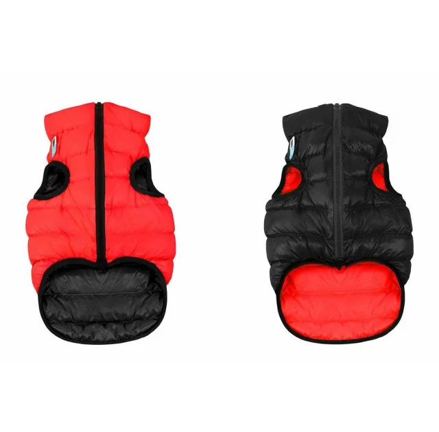 Двусторонняя куртка AiryVest M40 для собак, красно-черная