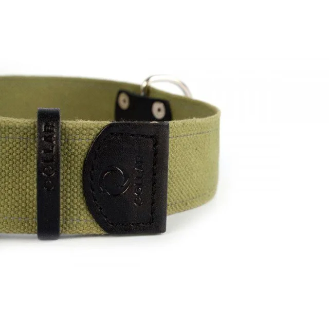 Ошейник Collar Брезент, х/б, тесьма со светоотражающей нитью, ширина 45 мм, длина 56-71 см