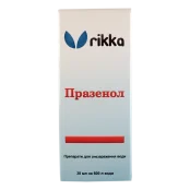 Засіб Rikka Празенол проти зябрових і шкірних сосальщиков, стрічкових черв'яків і плоских хробаків, 30 мл (D-191)